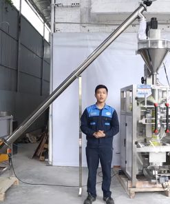 Máy đóng gói trục vít đứng kết hợp cấp liệu tự động TMĐG - 8F1