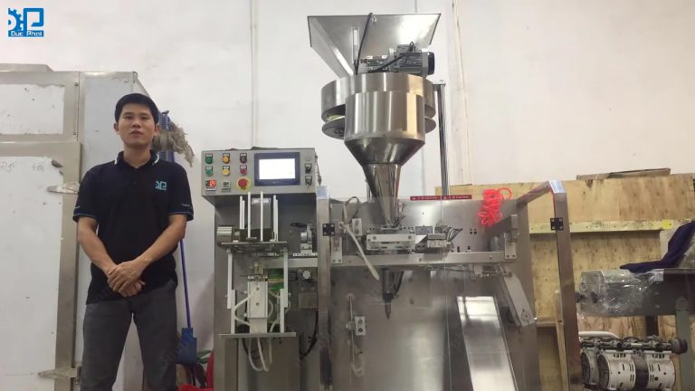 Máy đóng gói túi rời cấp liệu cốc đong