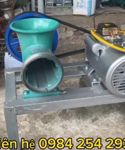 Máy đùn xương, đùn cá nguyên con- máy đùn công nghiệp b52 bằng gang ( đầy đủ moto )