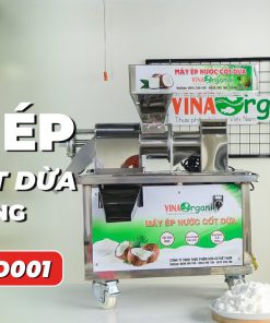 Máy ép Nước Cốt Dừa đa năng 2Hp VinaOrganic, hiệu suất ép cao