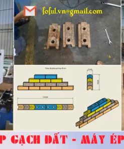 Máy ép gạch lego - chi tiết máy 2