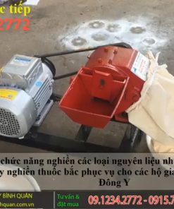 Máy nghiền bột mịn khô - chi tiết máy 2