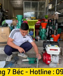 Máy nổ bỏng gạo – ngô mini 7 béc thế hệ mới chạy XĂNG - chi tiết máy 3