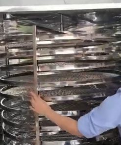Tủ sấy xoay 15 khay sấy cơm cháy