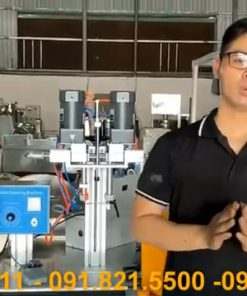 Máy vặn nắp chai nhựa, Máy đóng nắp chai bán tự động