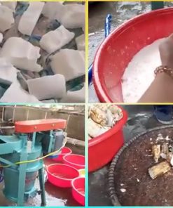 Máy xay ép nghệ liên hoàn Bình Quân - Máy chuyên làm tinh bột sắn dây