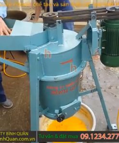 Máy xay nghiền ép nghệ tươi liên hoàn - máy làm tinh bột nghệ