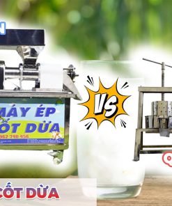 Nên sử dụng MÁY ÉP CỐT DỪA ĐIỆN hay MÁY ÉP NƯỚC CỐT DỪA TAY QUAY