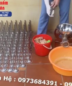 Phễu nhồi máy đùn thịt đùn xương - chi tiết máy 2