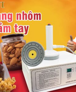 Máy dán màng seal nhôm cầm tay DGIF 500A cho chai lọ