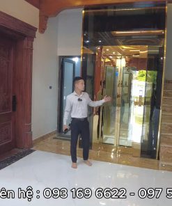 Thang máy kính 450kg tại Tiền Hải Thái Bình - chi tiết máy 3