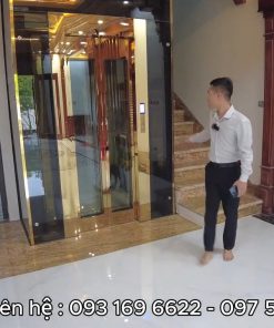 Thang máy kính 450kg tại Tiền Hải Thái Bình - chi tiết máy 2