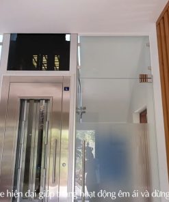 Review thang máy gia đình thủy lực tiết kiệm diện tích