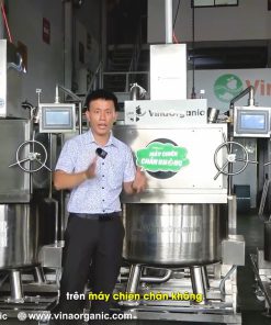 Hệ thống máy chiên chân không và các model công suất trong sản xuất thực phẩm - chi tiết máy 2