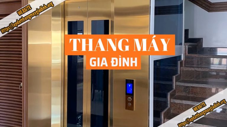 Thang Máy Gia Đình Cửa Bản Lề Mở Tay Nhỏ Gọn Đẹp Hiện Đại Tiết Kiệm Diện Tích