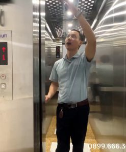 Hướng dẫn thả chì kiểm tra hố thang máy và định vị lắp đặt ray, cửa thang máy - chi tiết máy 3