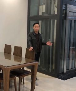 Vị trí đặt thang máy kính - chi tiết máy 2