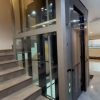 Thang máy gia đình 350kg khung hợp kim nhôm vách kính cao cấp