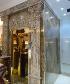 Nội thất cổ điển Pháp kết hợp thang máy - chi tiết máy 3