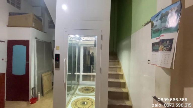 Thang máy gia đình mini 350kg Thang máy gia đình nhỏ nhất tại Hà Nội _ Dòng thang máy mini gia đình tận dụng giếng trời (1)