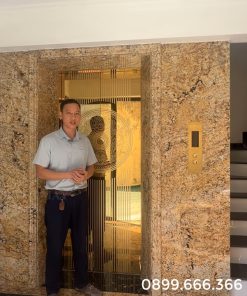 Thang Máy Gia Đình Tải Trọng Lớn 630kg Cho Nhà Ống 6 Tầng