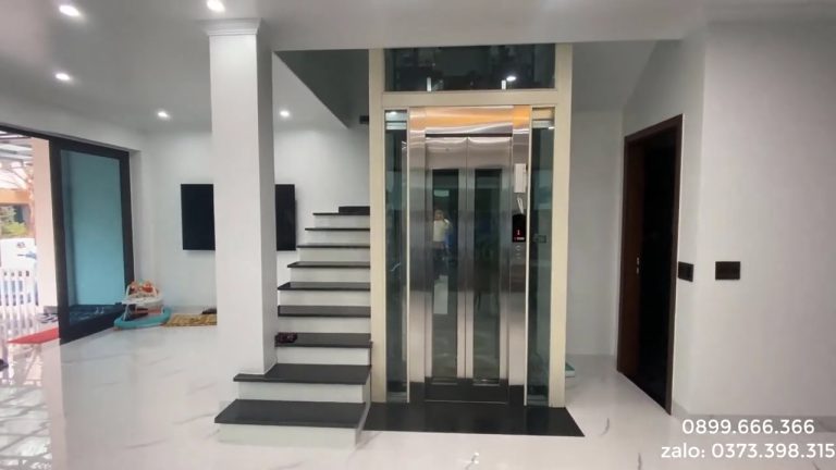 Thang máy gia đình vách kính tại Ecopark _ thang máy gia đình 350kg (2)