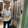 Thang máy kính 350kg đẹp, gọn, tiện lợi tại phố Ngọc Hà
