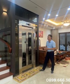 Thang máy kính 450kg là lựa chọn hoàn hảo cho gia đình hiện nay