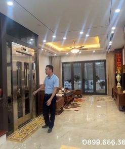 Thang máy khung thép bọc kính 450kg - chi tiết máy 9