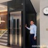 Thang máy kính hiện đại đẹp, sang trọng tại Vinhome Riverside