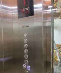 Thang máy vách kính 630kg - chi tiết máy 3