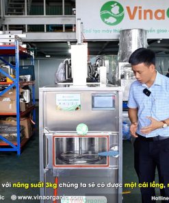 Máy chiên chân không 3kg VinaOrganic - chi tiết máy 2