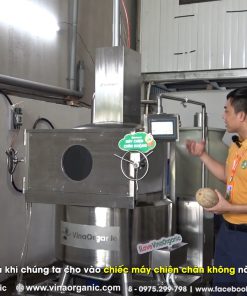 Máy Chiên Chân Không 30kg/mẻ sản xuất bí đỏ sấy giòn rụm siêu ngon