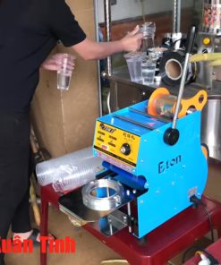 Hướng dẫn lắp đặt sử dụng máy ép nắp ly nhựa eton D7