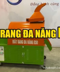 Máy rang hạt đa năng R50 rang lạc, hạt điều và hạt nông sản năng suất 50kg/mẻ - chi tiết máy 2