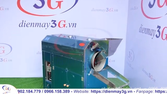 Máy rang hạt công nghiệp rang cà phê, hạt điều và ngũ cốc năng suất 20 – 25kg/mẻ