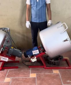 Máy rang lạc rang đậu phộng Hoàng Quân 3kg/mẻ đảo hạt liên tục