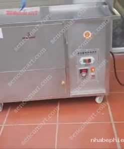 Máy rang hạt chạy điện rang hạt dẻ, đậu phộng và hạt điều năng suất lớn