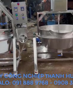 Chảo Xào Nhân Công Nghiệp Cánh Khuấy Lệch Tâm Và Cánh Khuấy Đồng Tâm