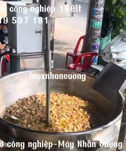 Chảo Chiên Tóp Mỡ Công Nghiệp 100 Lít Inox 304 Chất Lượng Cao