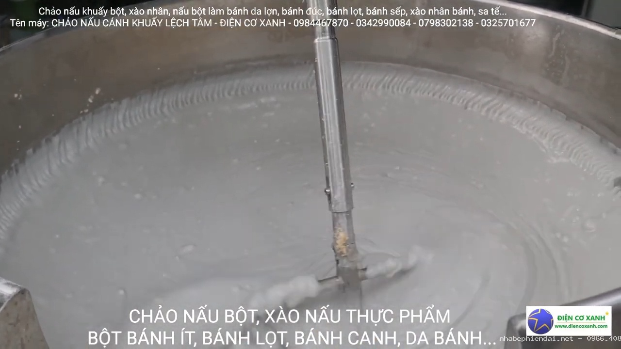 Chảo Nấu Cánh Khuấy Lệch Tâm