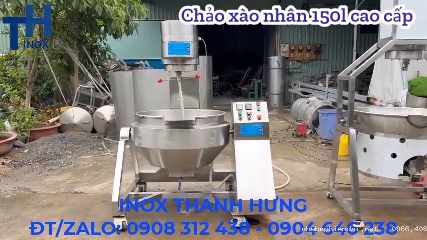 Chảo Xào Nhân 150 Lít Điện – Chảo Xào Nhân Công Nghiệp 150L