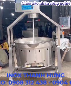 Chảo Xào Nhân Công Nghiệp 200 Lít 1 Lớp Đun Gas