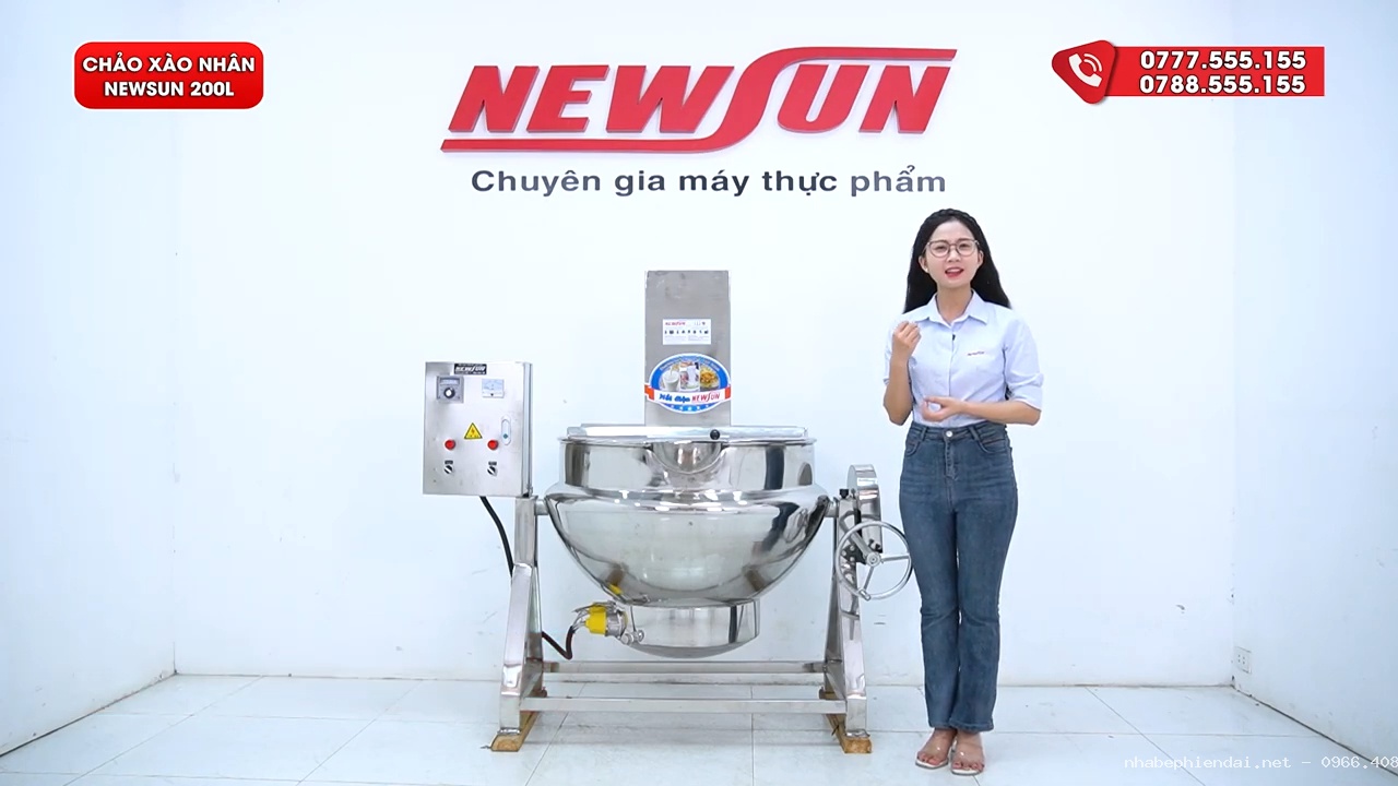 Quy trình gia công chảo xào nhân 200L