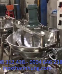 Chảo Xào Nhân Công Nghiệp Trong Gia Công Nhân Bánh Số Lượng Lớn
