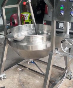 Chảo Xào Nhân 50L Cánh Khuấy Lệch Tâm Vét Sát Thành Và Đáy Chảo