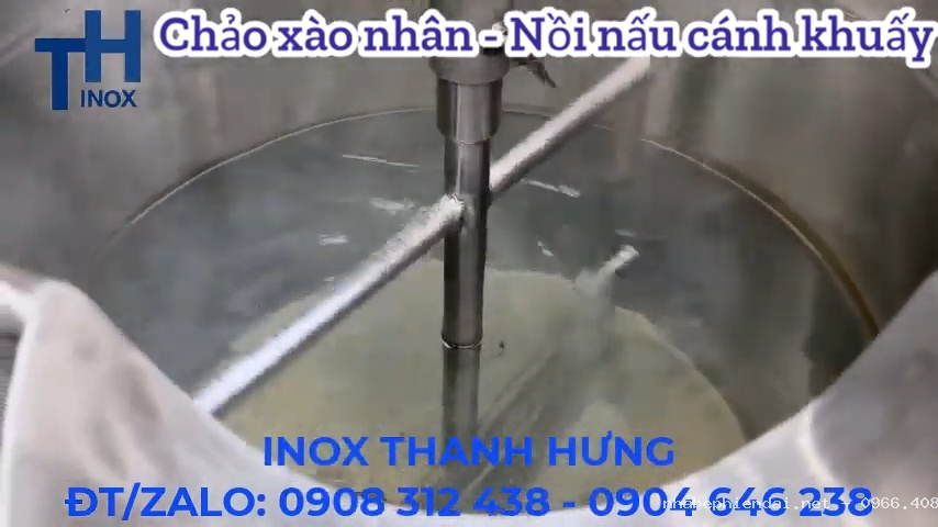 Bộ Đôi Máy Nấu Thực Phẩm: Chảo Xào Sên Nhân Và Nồi Nấu Cánh Khuấy Lật Nghiêng