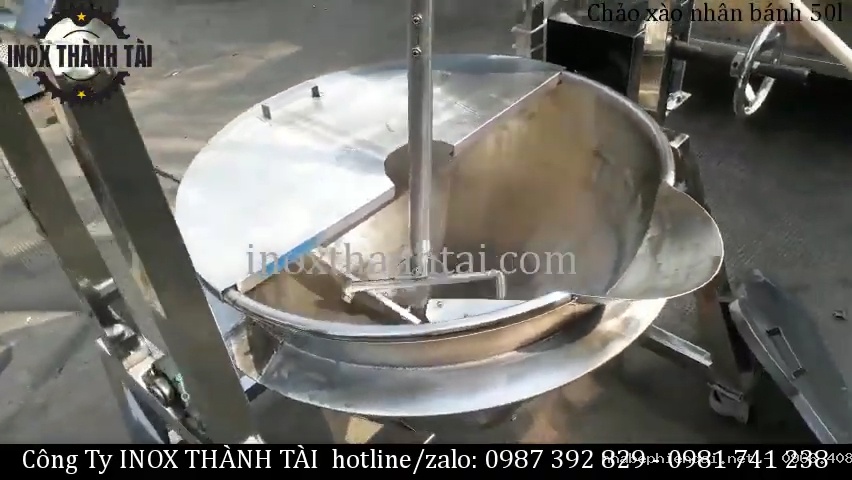 Gia Công Sản Xuất Chảo Xào Nhân Sên Nhân Công Nghiệp Inox
