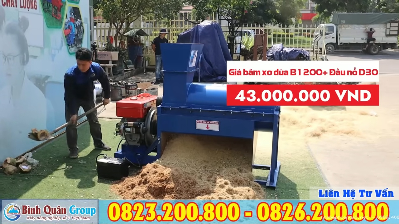 Báo Giá Máy Xay Xơ Dừa Công Suất Lớn Nhỏ Kinh Doanh Tốt Nhất