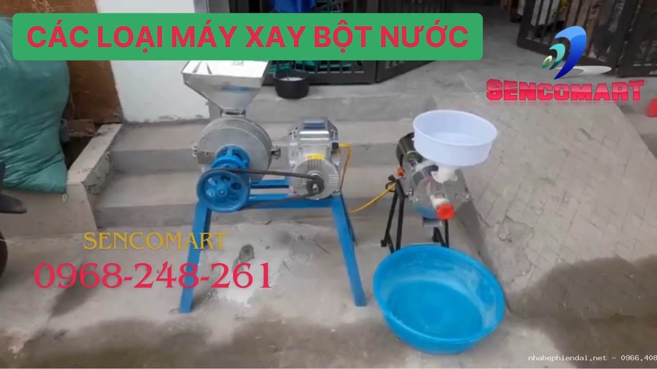Máy Xay Bột Nước Mini Và Máy Xay Bột Nước Công Nghiệp Xay Gạo Làm Bột Nước